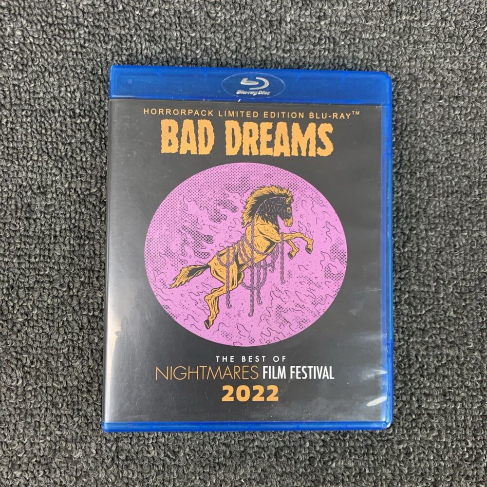 BAD DREAMS-BEST OF NIGHTMARES FILM FEST 2022 BLU RAY Horror Pack Limited Ed. #80